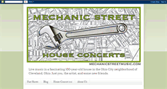 Desktop Screenshot of mechanicstreetmusic.com